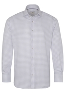 ETERNA LANGARM HEMD MODERN FIT OXFORD BLAU/WEISS KARIERT