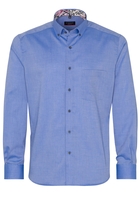 ETERNA LANGARM HEMD MODERN FIT OXFORD HELLBLAU UNIFARBEN