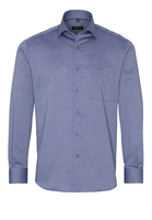 ETERNA LANGARM HEMD MODERN FIT OXFORD JEANSBLAU UNIFARBEN