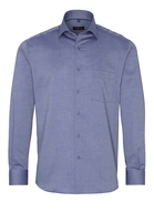 ETERNA LANGARM HEMD MODERN FIT OXFORD JEANSBLAU UNIFARBEN
