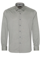 ETERNA LANGARM HEMD MODERN FIT OXFORD KHAKI UNIFARBEN