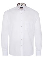 ETERNA LANGARM HEMD MODERN FIT OXFORD WEISS UNIFARBEN