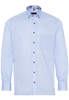 ETERNA LANGARM HEMD MODERN FIT PINPOINT HELLBLAU UNIFARBEN