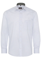 ETERNA LANGARM HEMD MODERN FIT PINPOINT HELLBLAU/KHAKI KARIERT