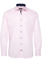 ETERNA LANGARM HEMD MODERN FIT PINPOINT ROSA UNIFARBEN
