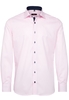 ETERNA LANGARM HEMD MODERN FIT PINPOINT ROSA UNIFARBEN