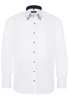ETERNA LANGARM HEMD MODERN FIT PINPOINT WEISS UNIFARBEN
