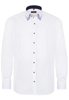 ETERNA LANGARM HEMD MODERN FIT PINPOINT WEISS UNIFARBEN