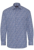 ETERNA LANGARM HEMD MODERN FIT POPELINE BLAU/GRAU BEDRUCKT