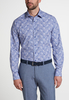 ETERNA LANGARM HEMD MODERN FIT POPELINE BLAU/WEISS BEDRUCKT