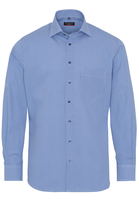 ETERNA LANGARM HEMD MODERN FIT POPELINE BLAU/WEISS BEDRUCKT