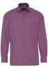 ETERNA LANGARM HEMD MODERN FIT POPELINE BORDEAUX UNIFARBEN