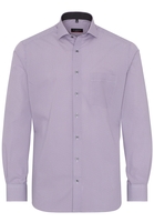 ETERNA LANGARM HEMD MODERN FIT POPELINE HELLBLAU/MARINE BEDRUCKT