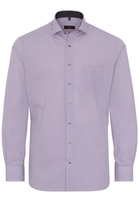 ETERNA LANGARM HEMD MODERN FIT POPELINE HELLBLAU/MARINE BEDRUCKT