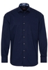 ETERNA LANGARM HEMD MODERN FIT POPELINE MARINE UNIFARBEN