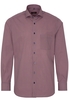 ETERNA LANGARM HEMD MODERN FIT POPELINE ROT BEDRUCKT