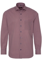 ETERNA LANGARM HEMD MODERN FIT POPELINE ROT BEDRUCKT