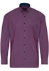 ETERNA LANGARM HEMD MODERN FIT POPELINE ROT/BLAU KARIERT