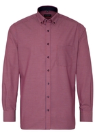 ETERNA LANGARM HEMD MODERN FIT POPELINE ROT/BLAU KARIERT