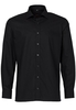 ETERNA LANGARM HEMD MODERN FIT POPELINE SCHWARZ UNIFARBEN