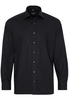 ETERNA LANGARM HEMD MODERN FIT POPELINE SCHWARZ UNIFARBEN