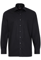 ETERNA LANGARM HEMD MODERN FIT POPELINE SCHWARZ UNIFARBEN