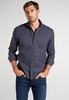 ETERNA LANGARM HEMD MODERN FIT SOFT TAILORING FLANELL BLAU/GRAU