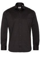 ETERNA LANGARM HEMD MODERN FIT SOFT TAILORING JERSEY ANTHRAZIT KARIERT