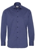 ETERNA LANGARM HEMD MODERN FIT SOFT TAILORING JERSEY DUNKELBLAU