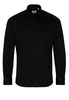 ETERNA LANGARM HEMD MODERN FIT SOFT TAILORING JERSEY SCHWARZ UNIFARBEN