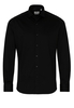 ETERNA LANGARM HEMD MODERN FIT SOFT TAILORING JERSEY SCHWARZ UNIFARBEN