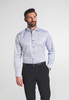 ETERNA LANGARM HEMD MODERN FIT SOFT TAILORING TWILL BLAU/WEISS