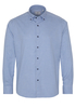 ETERNA LANGARM HEMD MODERN FIT SOFT TAILORING TWILL BLAU/WEISS KARIERT