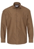 ETERNA LANGARM HEMD MODERN FIT SOFT TAILORING TWILL BRAUN UNIFARBEN