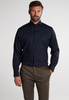 ETERNA LANGARM HEMD MODERN FIT SOFT TAILORING TWILL DUNKELBLAU