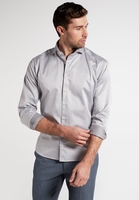 ETERNA LANGARM HEMD MODERN FIT SOFT TAILORING TWILL SILBERGRAU
