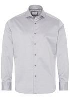 ETERNA LANGARM HEMD MODERN FIT SOFT TAILORING TWILL SILBERGRAU