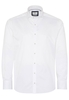 ETERNA LANGARM HEMD MODERN FIT SOFT TAILORING TWILL WEISS UNIFARBEN
