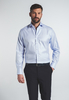 ETERNA LANGARM HEMD MODERN FIT TWILL TÜRKIS/HELLBLAU STRUKTURIERT