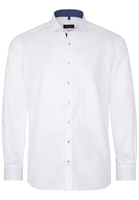 ETERNA LANGARM HEMD MODERN FIT TWILL WEISS STRUKTURIERT