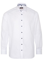 ETERNA LANGARM HEMD MODERN FIT TWILL WEISS UNIFARBEN