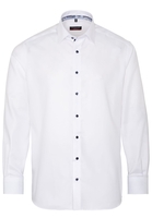 ETERNA LANGARM HEMD MODERN FIT TWILL WEISS UNIFARBEN