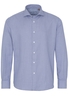 ETERNA LANGARM HEMD MODERN FIT UPCYCLING SHIRT BLAU/WEISS