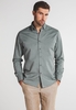 ETERNA LANGARM HEMD MODERN FIT UPCYCLING SHIRT OXFORD PETROL UNIFARBEN