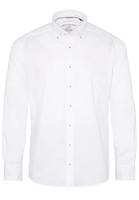 ETERNA LANGARM HEMD MODERN FIT UPCYCLING SHIRT OXFORD WEISS UNIFARBEN