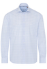 ETERNA LANGARM HEMD MODERN FIT UPCYCLING SHIRT POPELINE HELLBLAU