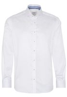 ETERNA LANGARM HEMD MODERN FIT WEISS STRUKTURIERT