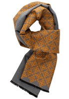 ETERNA SCHAL ORANGE STRUKTURIERT