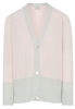 ETERNA STRICK CARDIGAN BEIGE/PASTELLGRÜN UNIFARBEN