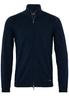 ETERNA STRICK CARDIGAN BLAU UNIFARBEN